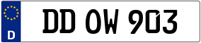 Truck License Plate